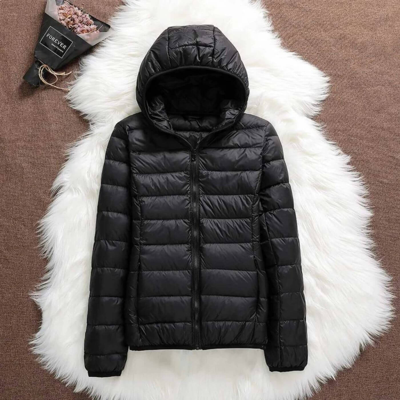 Men's Cropped Puffer Jacket | Lightweight, Quilted, Zip Closure 3