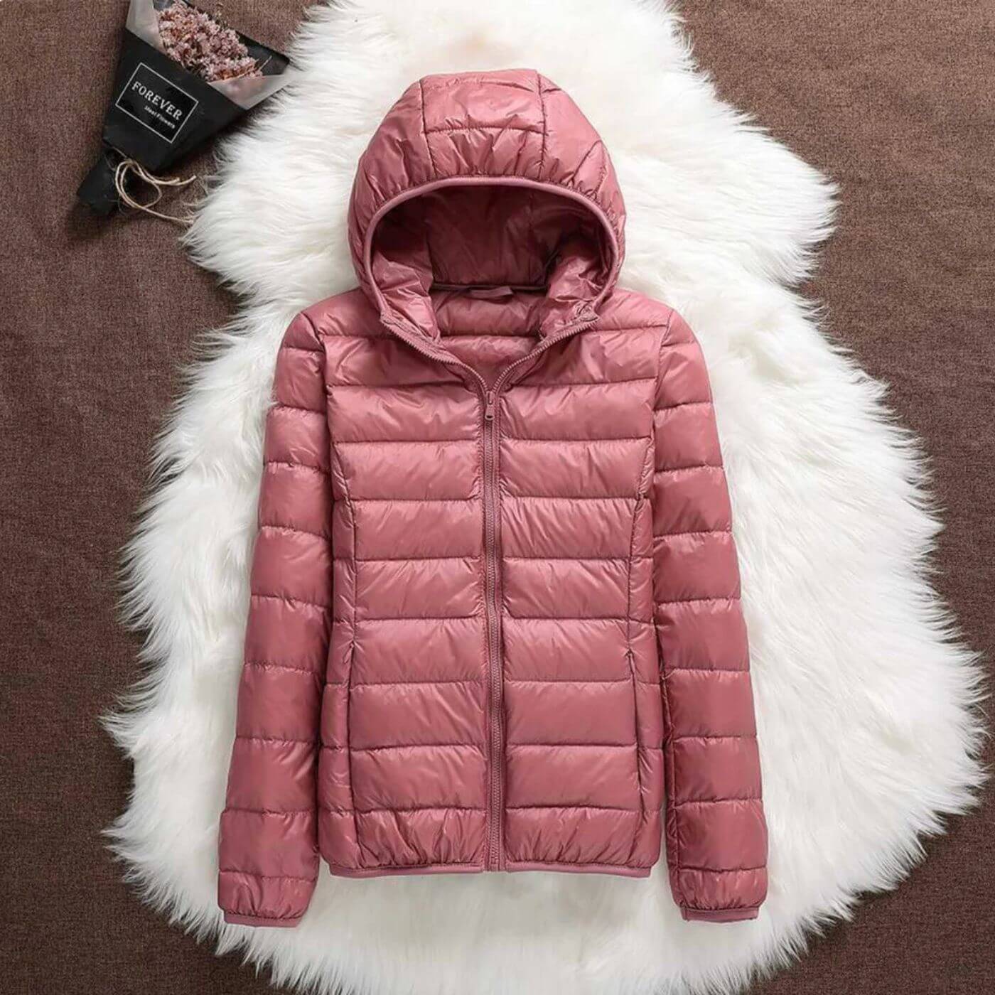 Men's Cropped Puffer Jacket | Lightweight, Quilted, Zip Closure 7