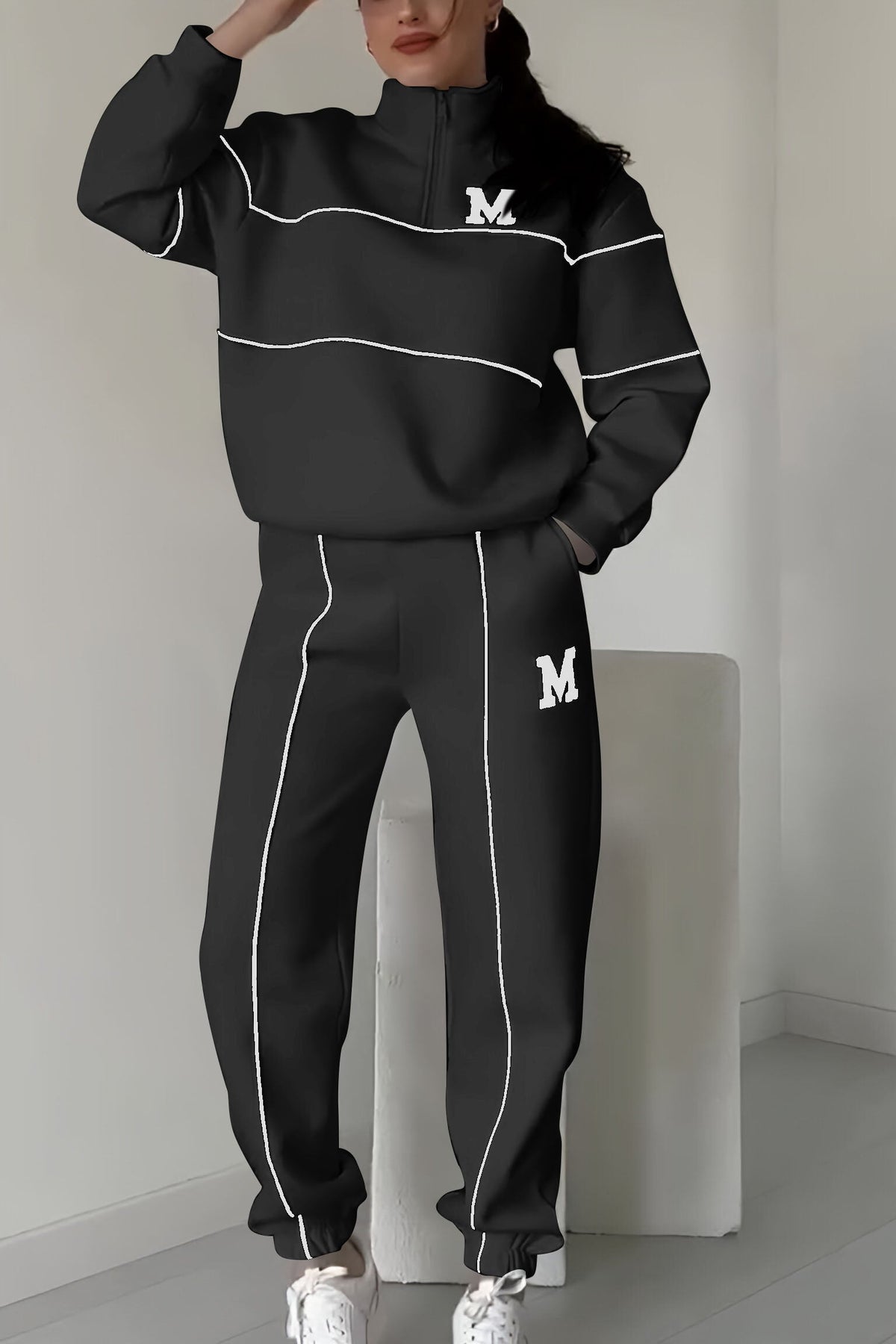 Two-Piece Sweater and Pants Set | Soft Cotton Blend for Autumn and Winter 10