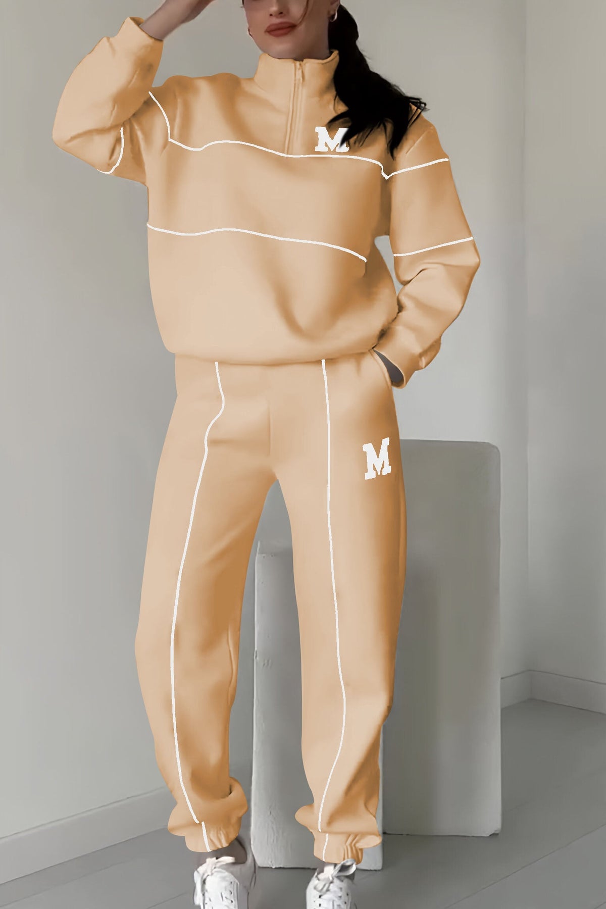 Two-Piece Sweater and Pants Set | Soft Cotton Blend for Autumn and Winter 8