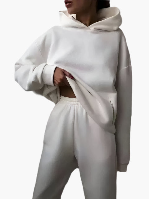 Unisex Hoodie and Jogging Pants Set | Warm, Relaxed Fit Winter Leisurewear 11