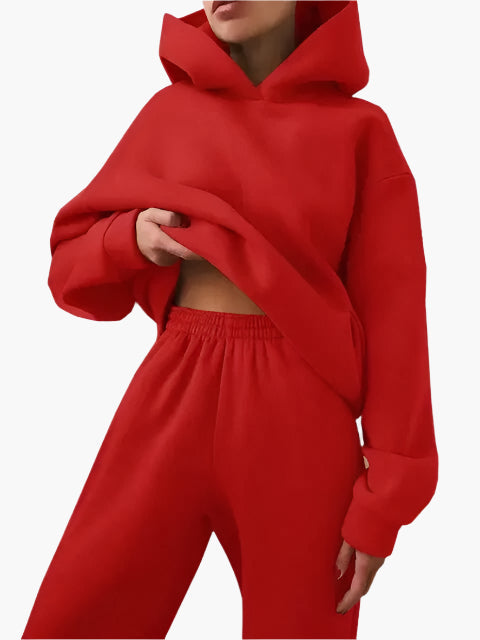 Unisex Hoodie and Jogging Pants Set | Warm, Relaxed Fit Winter Leisurewear 8