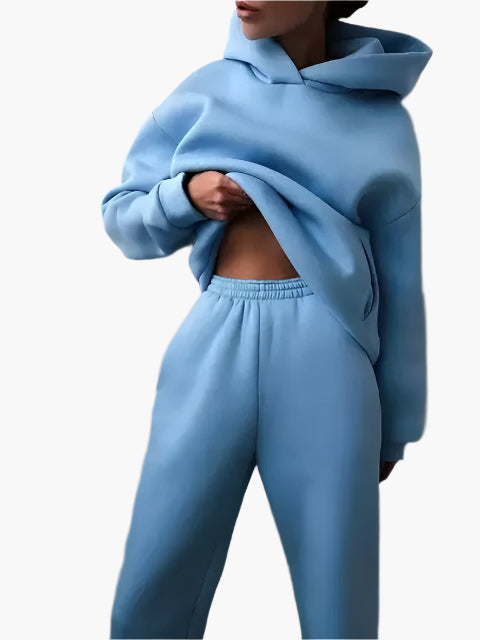 Unisex Hoodie and Jogging Pants Set | Warm, Relaxed Fit Winter Leisurewear 9