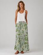 Women's A-Line Skirt | Botanical Print, Comfortable Fit 1
