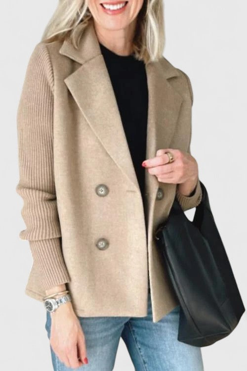 Women's Black Blazer | Double-Breasted, Tailored Fit, Plus Size Available 7