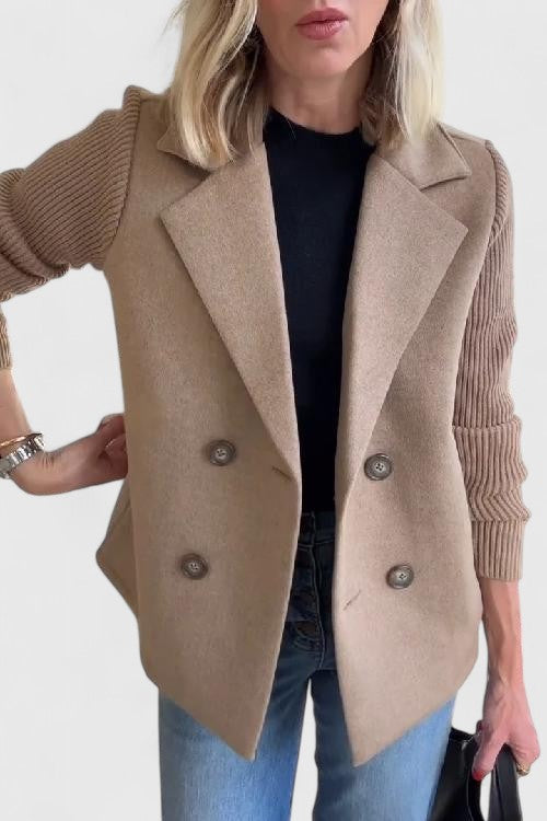 Women's Black Blazer | Double-Breasted, Tailored Fit, Plus Size Available 8