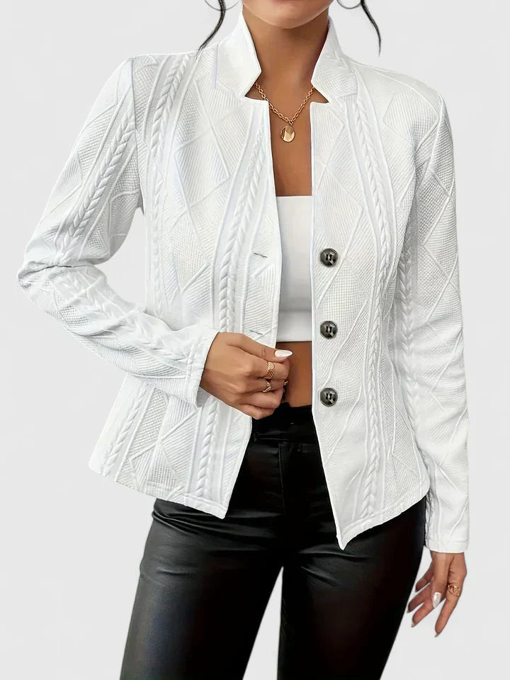 Women's Black Blazer | Tailored Fit, Wrinkle-Resistant, Versatile Elegance 3