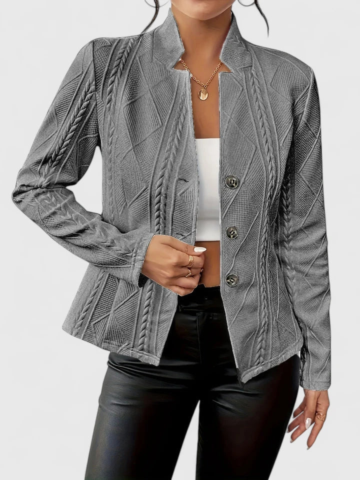 Women's Black Blazer | Tailored Fit, Wrinkle-Resistant, Versatile Elegance 4