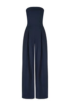 Women's Black Jumpsuit | Strapless Corset Fit, Straight Leg 4