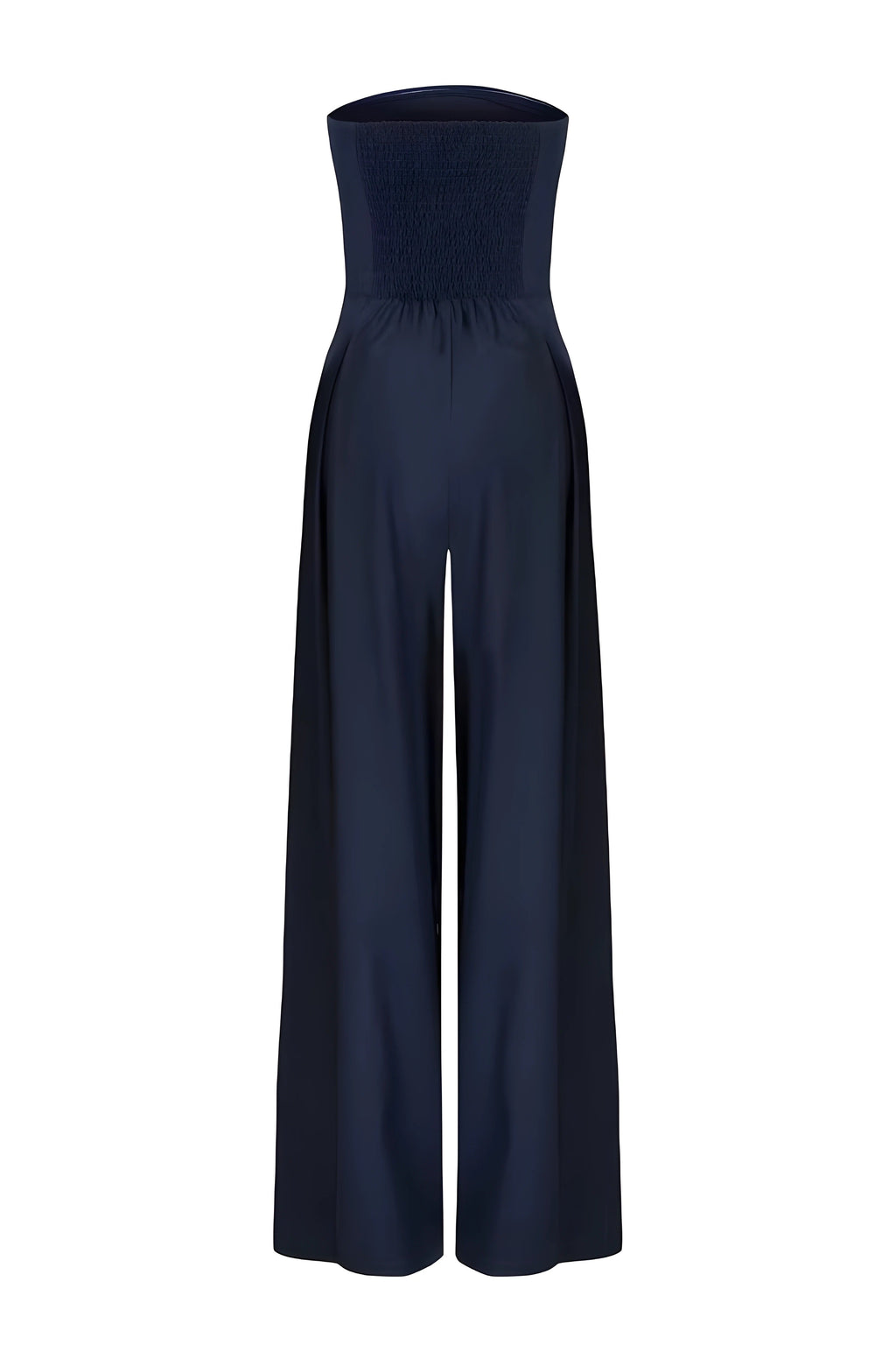 Women's Black Jumpsuit | Strapless Corset Fit, Straight Leg 5