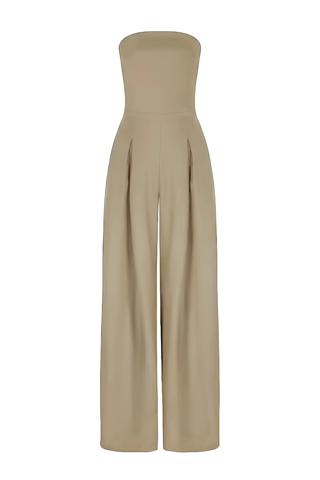 Women's Black Jumpsuit | Strapless Corset Fit, Straight Leg 7