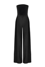 Women's Black Jumpsuit | Strapless Corset Fit, Straight Leg 8