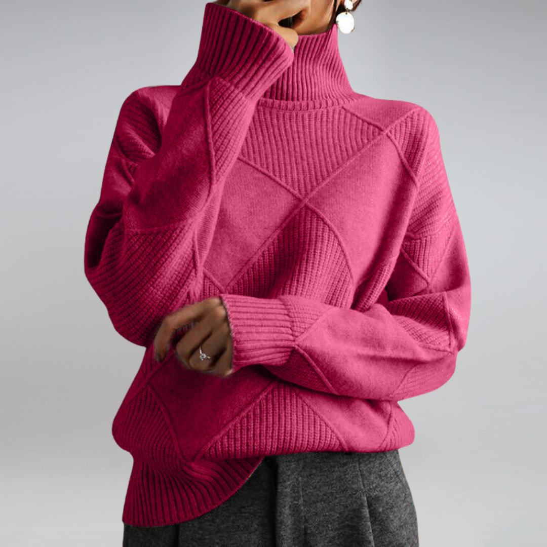 Women's Cashmere Sweater | Black Turtleneck, Elegant Fit 6