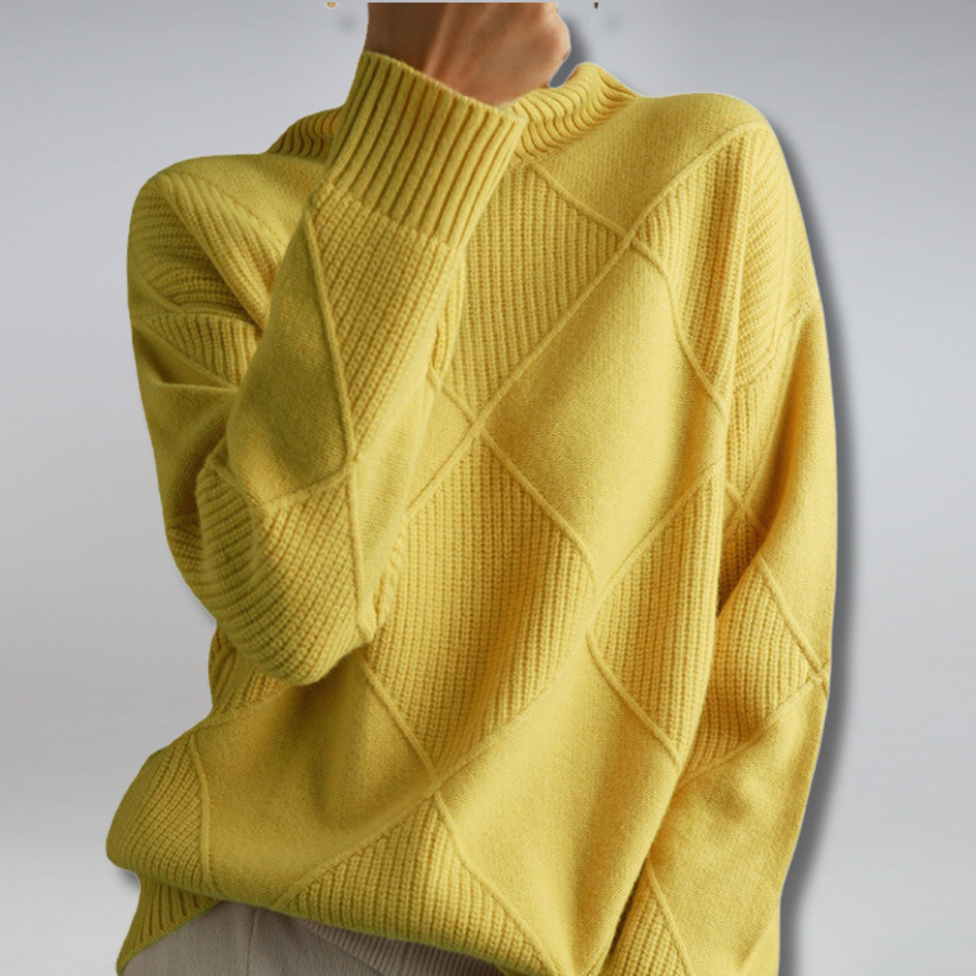 Women's Cashmere Sweater | Black Turtleneck, Elegant Fit 7