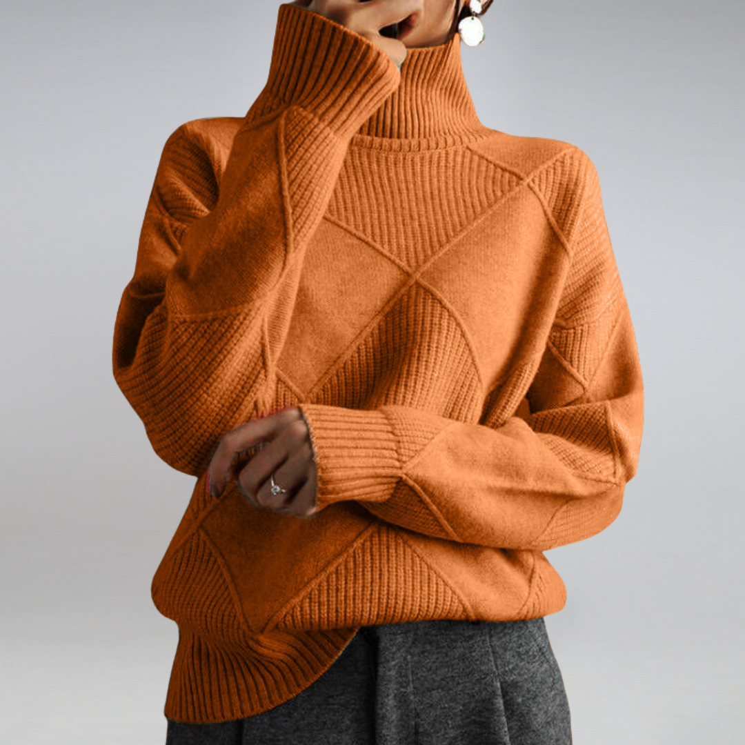Women's Cashmere Sweater | Black Turtleneck, Elegant Fit 9