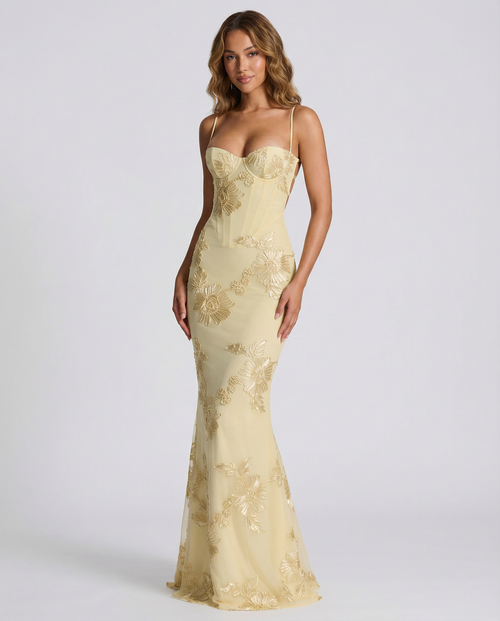 Women's Cocktail Dress | Elegant Backless Floral Design, Slim Fit 0