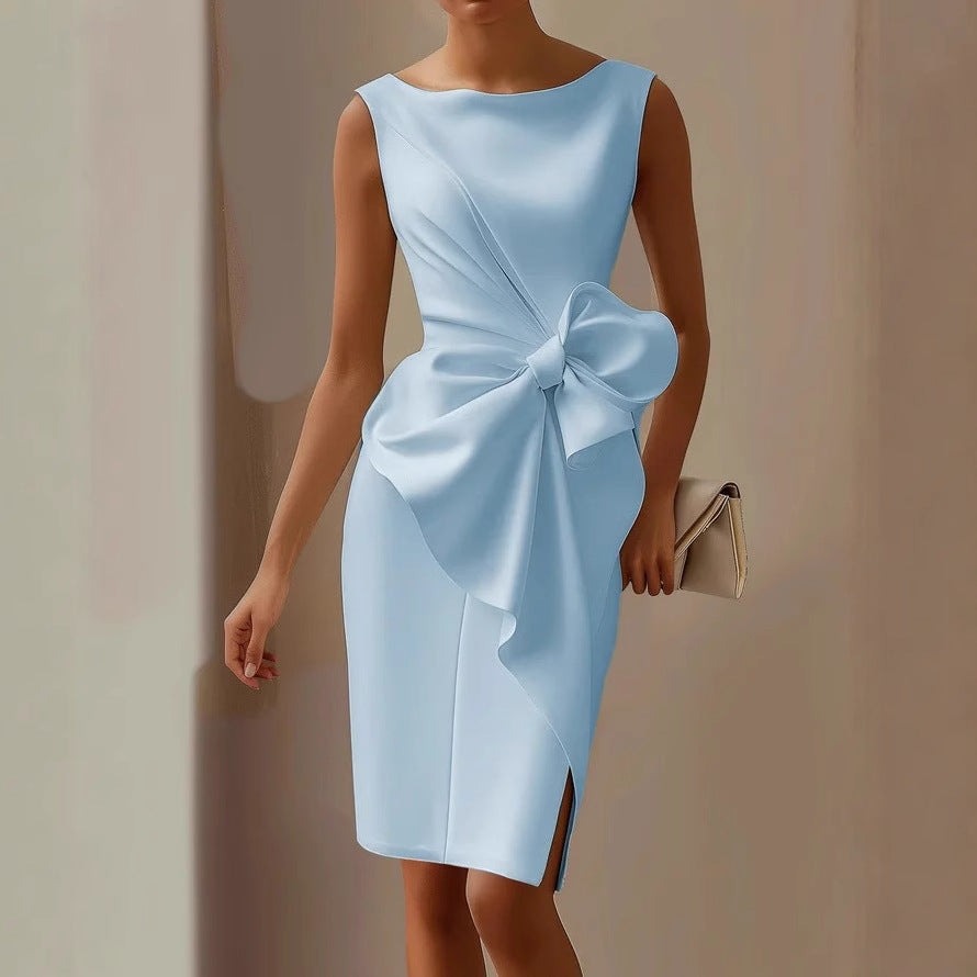 Women's Cocktail Dress | Soft Knit Midi, Relaxed Fit 2