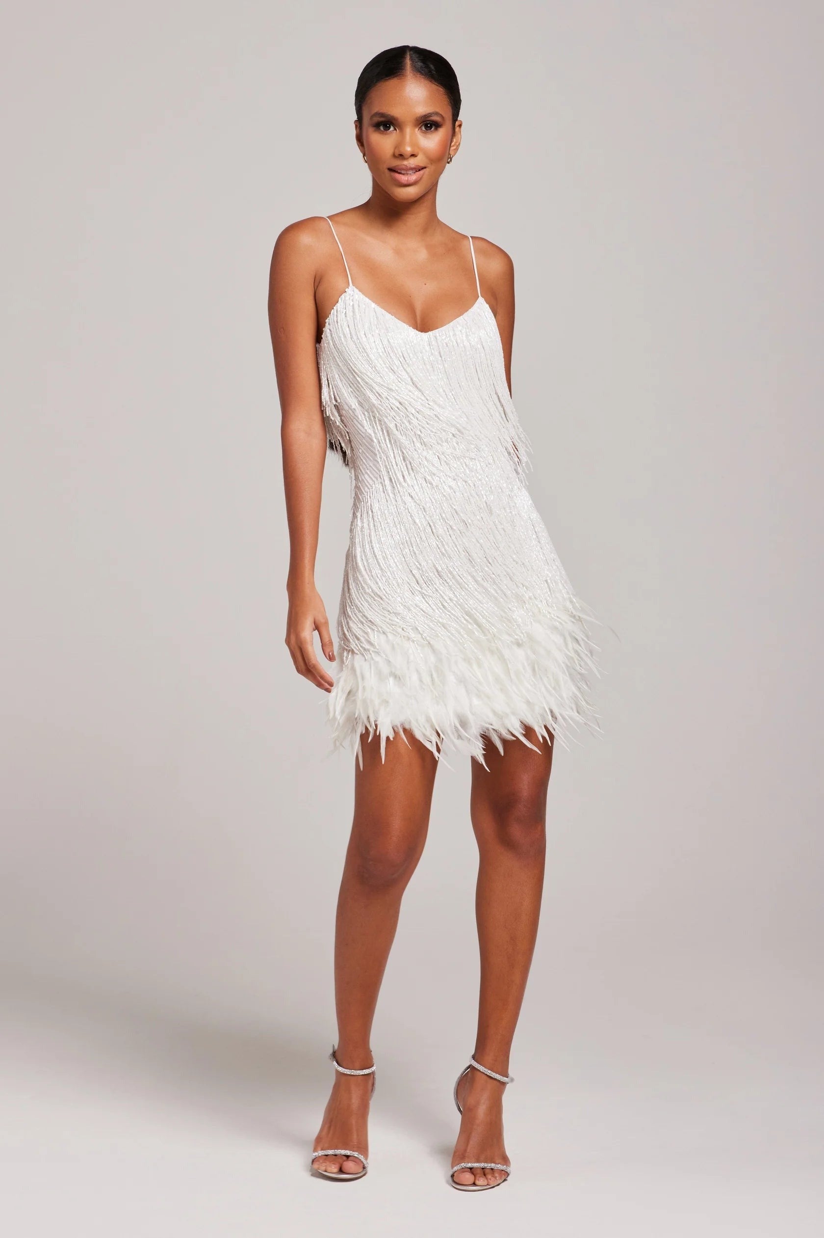 Women's Cocktail Mini Dress | Sequin Detail, Relaxed Fit 5