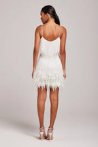 Women's Cocktail Mini Dress | Sequin Detail, Relaxed Fit 6
