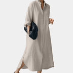 Women's Dress | Oversized Cotton Shirt, Lightweight Summer Style 3