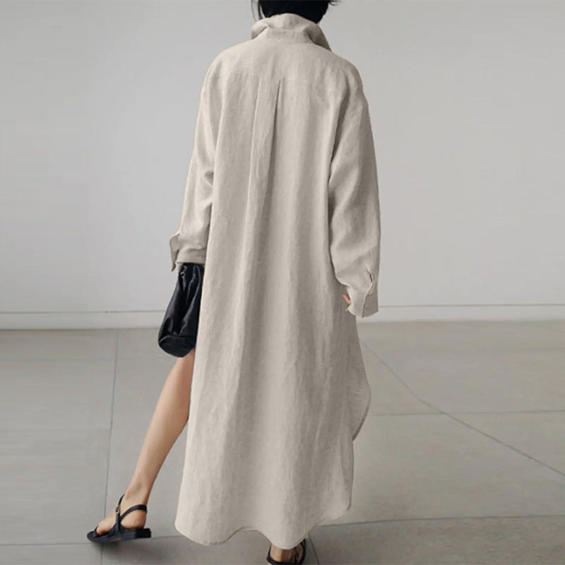 Women's Dress | Oversized Cotton Shirt, Lightweight Summer Style 5