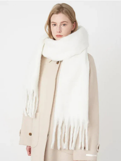 Women's Extra Long Scarf | Soft Fabric, 240 cm Length, Versatile Winter Accessory 0