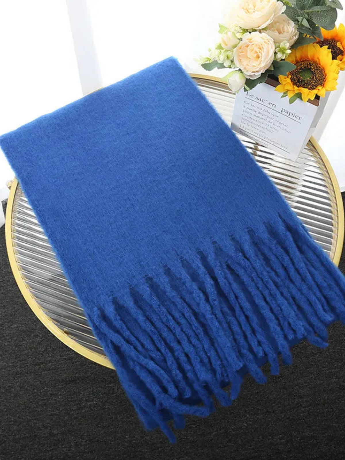 Women's Extra Long Scarf | Soft Fabric, 240 cm Length, Versatile Winter Accessory 5
