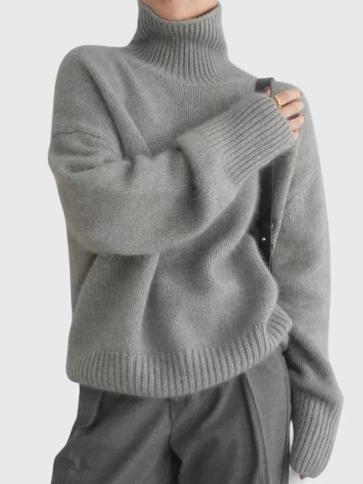 Women's Jumper | High Collar, Elegant Silhouette, Lightweight Insulation 1