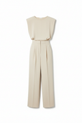 Women's Jumpsuit | Minimalist Design with Waist Belt, Soft Fabric, Casual & Formal 0