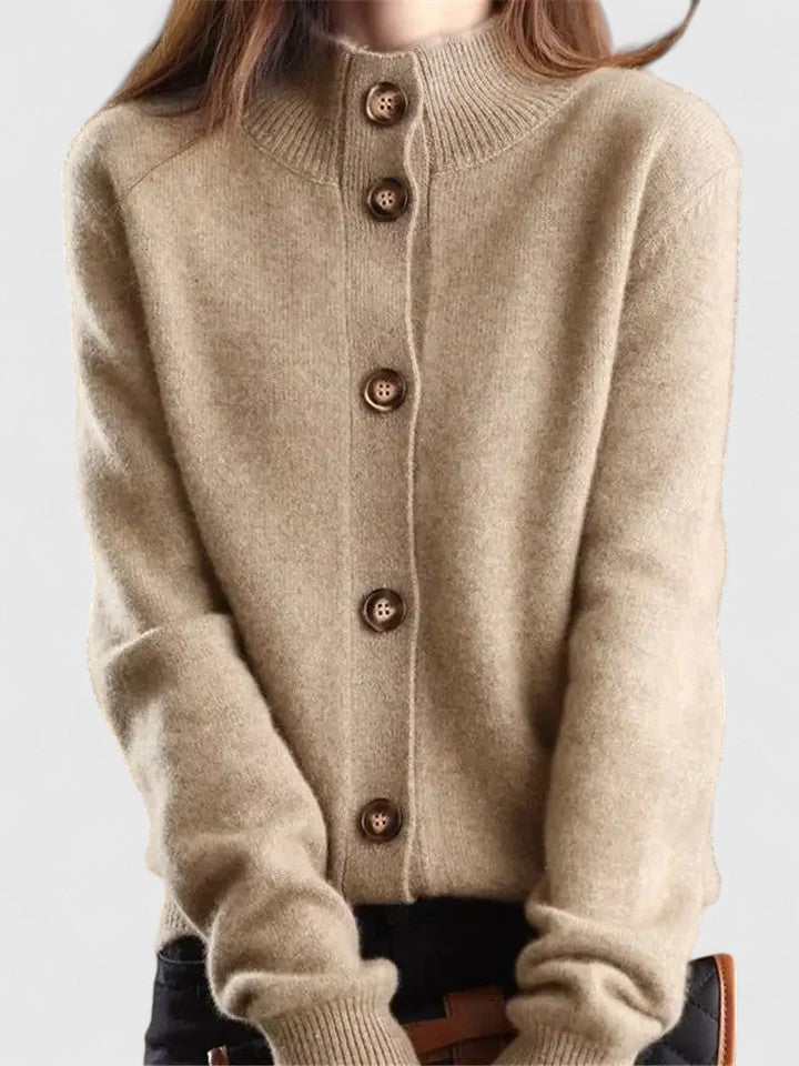 Women's Long Cardigan | Elegant Black Cashmere Blend, Comfortable Fit 5