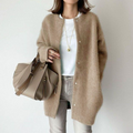 Women's Long Cardigan | Lightweight Cotton, Elegant Tailored Fit 0