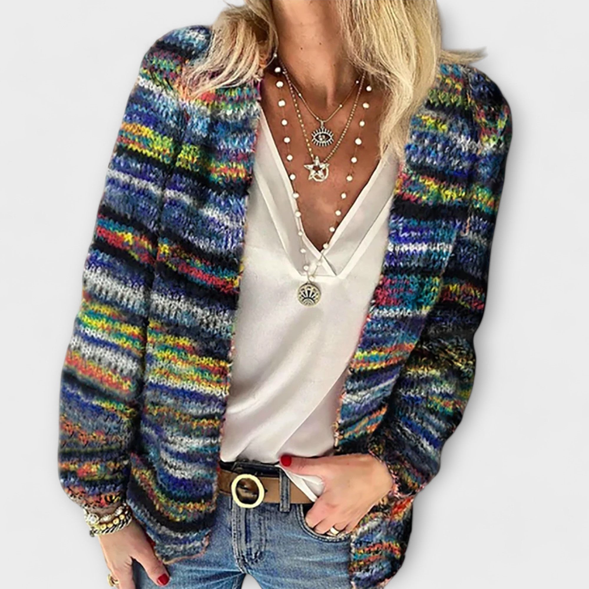 Women's Long Cardigan | Lightweight, Breathable, Open Front Design 1