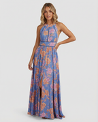 Women's Maxi Dress | Bohemian Floral Print, Sleeveless Summer Style 2