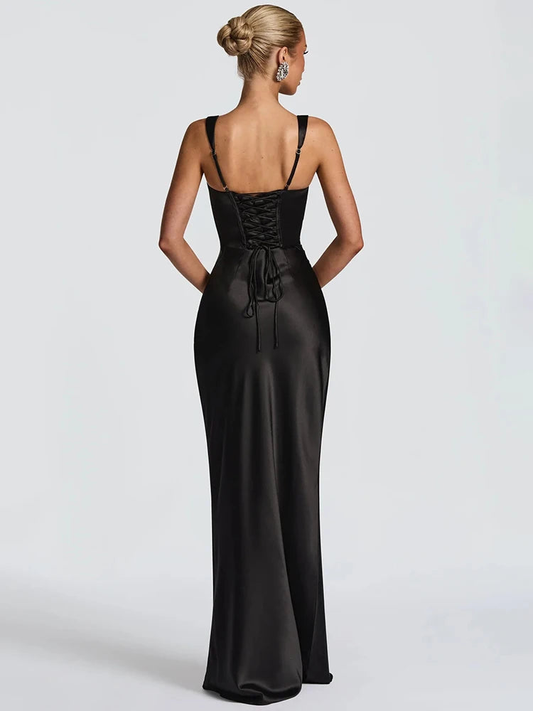 Women's Maxi Dress | Elegant Backless Halter Design for Summer Events 6