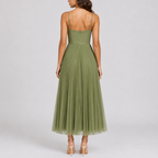 Women's Maxi Dress | Elegant Pleated Skirt, Fitted Bodice for Formal Events 1
