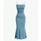 Women's Maxi Dress | Elegant Spaghetti Strap, Multi-Color Summer Style 0
