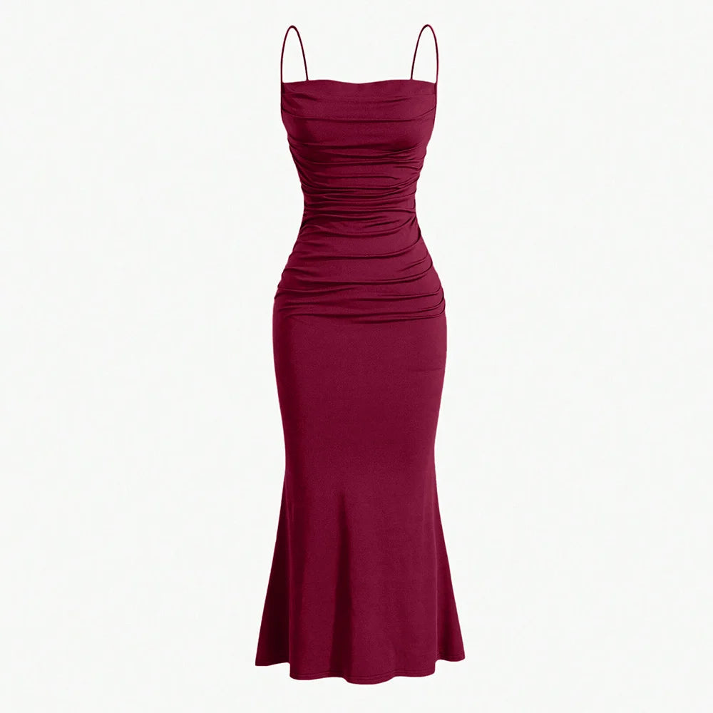 Women's Maxi Dress | Elegant Spaghetti Strap, Multi-Color Summer Style 5