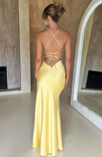 Women's Maxi Dress | High Slit, Spaghetti Straps, V-Neck, Formal Summer Wear 1