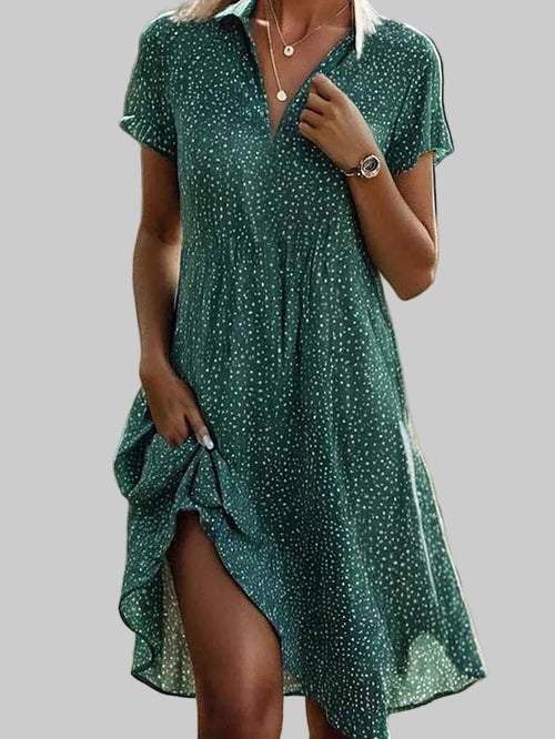 Women's Midi Dress | Classic Button-Down, Comfortable Fit, Plus Size Available 0