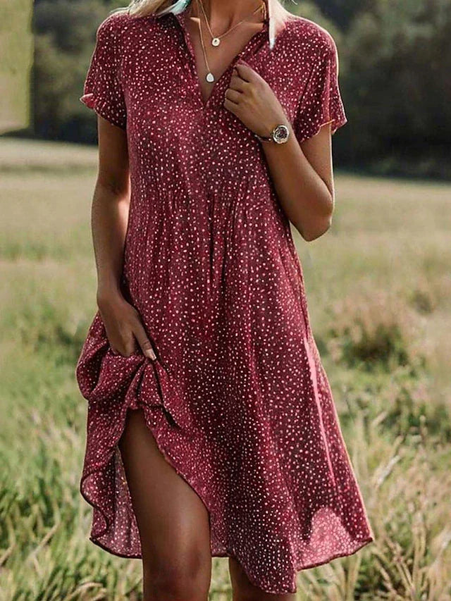 Women's Midi Dress | Classic Button-Down, Comfortable Fit, Plus Size Available 1