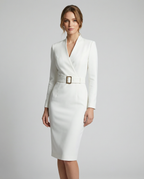 Women's Midi Dress | Flattering Waist Design, Elegant Cocktail Style 3