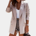 Women's Pink Blazer | Elegant Mid-Length Design, Versatile Fit 0