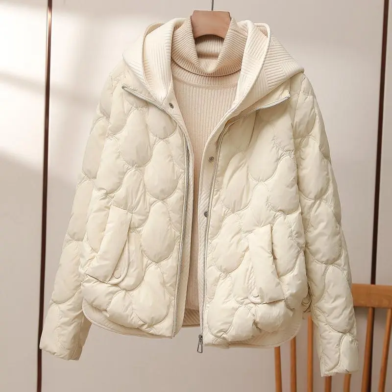 Women's Puffer Jacket | Quilted, Hooded, Lightweight Insulation 4