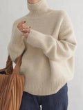Women's Pullover Sweater | Soft Turtleneck, Elegant Winter Style 0