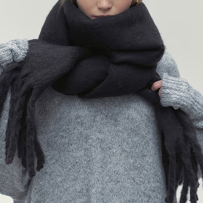 Women's Scarf | Soft Knitted Classic Design, Lightweight and Warm 3