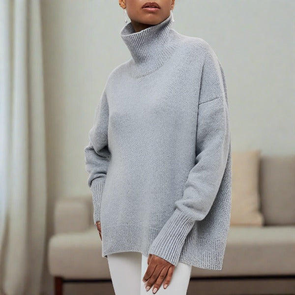 Women's Sweater | High-Neck Knit, Soft Breathable Fabric 6