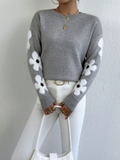 Women's Sweater | Soft Knit Floral Pattern, Comfortable Fit 0