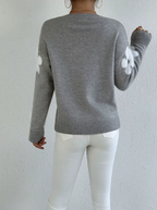 Women's Sweater | Soft Knit Floral Pattern, Comfortable Fit 5
