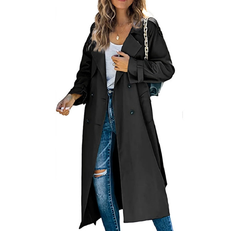 Women's Trench Coat | Lightweight, Fitted Design for Spring and Autumn 0