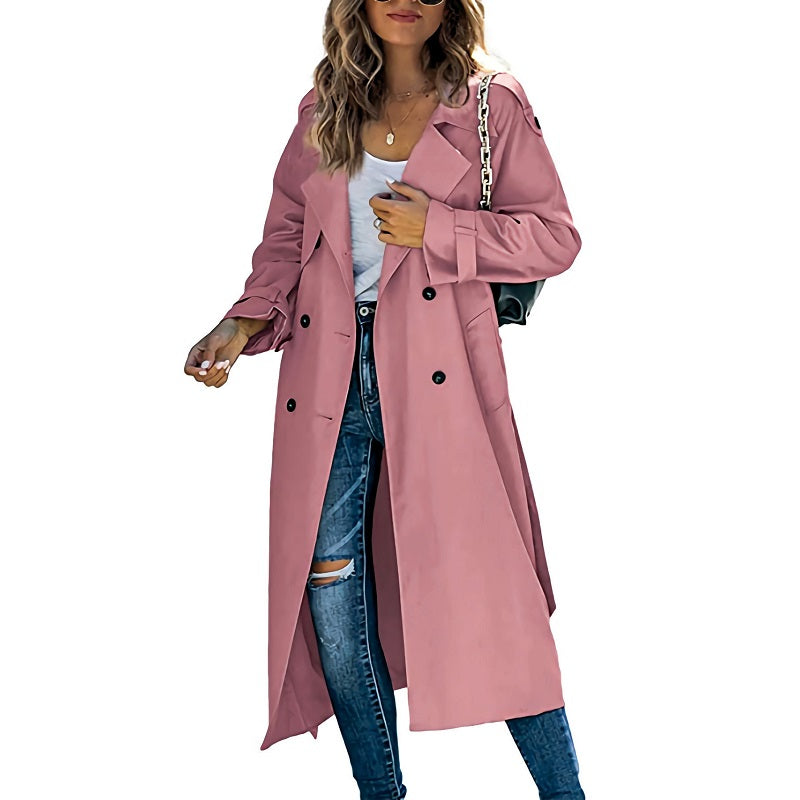 Women's Trench Coat | Lightweight, Fitted Design for Spring and Autumn 2